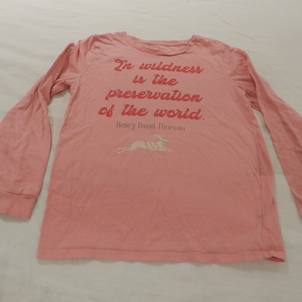 Peek New Girl's (Size 12) Long Sleeved Cotton Tee Shirt